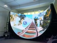 Pantalla LED Curva Flexible para Interiores X,X, Fácil Instalación, Pantalla LED Flexible para Publicidad en Salas de Exhibición