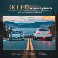 Caméra embarquée Qcy 4k double écran tactile IPS 96 pouces Full HD 1080p DVR de voiture Enregistrement longue durée Caméra embarquée