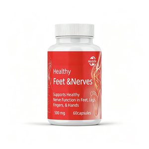 OEM/ODM Salud para Pies y Nervios - Suplemento Herbal con <span class=keywords><strong>Vitamina</strong></span> B12 Bioactiva - Suplemento para Apoyar la Circulación y la Salud Nerviosa - Product Image 1