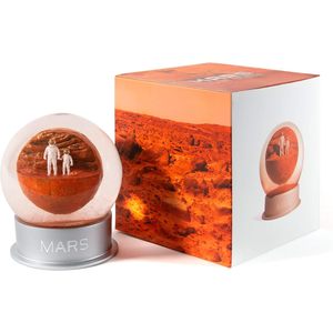 Humango Toys Réaliste 4 Pouces Mars Dust Globe Mini Boîte à Thème de l'Espace Emballé Surface en Verre Scène Espace Globe - Product Image 2
