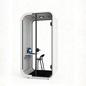 <span class=keywords><strong>Cabine</strong></span> de bureau préfabriquée, <span class=keywords><strong>cabine</strong></span> vocale insonorisée, bureau moderne en aluminium, petites cabines téléphoniques privées, <span class=keywords><strong>cabine</strong></span> de transport à 3 chambres - Product Image 2