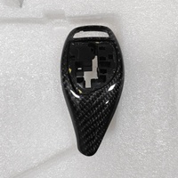 Kit de garnitures intérieures décoratives en fibre de carbone noir brillant 3 pièces pour BMW Série 3 4 3GT F30 F31 F32 F33 F34 F35 F36 F80