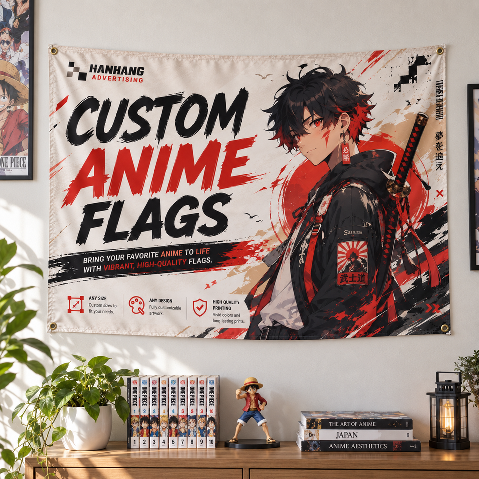 Custom Cartoon Flag 3x5ft Durable Polyester Banner for Kids Party and ...