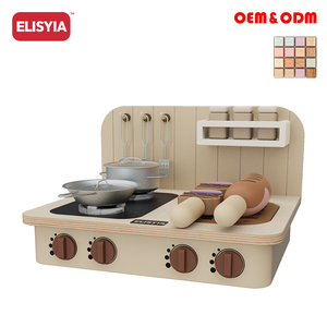 ชุดครัวจิ๋วของเล่นเด็ก ชุดอาหารของเล่น บทบาทสมมติ ของเล่นเสริมพัฒนาการ <span class=keywords><strong>ขาย</strong></span>ดี ของเล่นในบ้าน ชุดครัวจิ๋วพร้อมอุปกรณ์เสริม - Product Image 1
