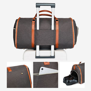 출장 및 피트니스 여행 가방을 위한 독립 신발 칸막이와 확장 가능한 세트 캐리 백 대용량 더플 - Product Image 4