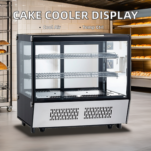 Vetrina per torte da appoggio a temperatura singola commerciale frigorifero ETL CE certificata barre di cibi freddi refrigeratore di vetro forno - Product Image 2