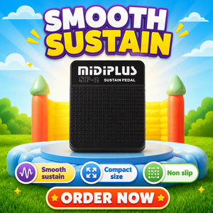 SP-2 แป้นเหยียบซัสเทนอเนกประสงค์สำหรับคีย์บอร์ด MIDI และเปียโนดิจิตอล, แจ็คขนาด 1/4 นิ้วพร้อมสวิตช์ขั้ว, แป้นเหยียบขนาดกะทัดรัดกันลื่น - Product Image 4