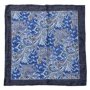 Hamocigia fabricante de fábrica hecho a mano personalizado seda impreso pañuelo hombres bolsillo cuadrado - Product Image 4