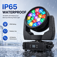 Luz Móvil con Zoom Bee Eye IP65 Resistente al Agua, 19x40W 760W, 3.5-50 °   Pixel RGBW RDM DMX512 para espectáculos acuáticos, conciertos y escenarios al aire libre
