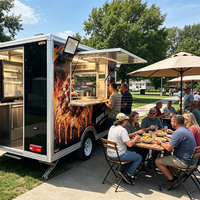 Food Trucks Personalizados Únicos en Colombia, Food Truck de Doner Kebab, Remolque de Comida para Hamburguesas y Tacos con Equipamiento de Cocina Completo, Food Truck Económico
