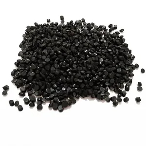 Particules noires recyclées de PVC Granulés secondaires de PVC Matériau de fil extrudé Matériau intermédiaire Granule de PVC produit et vendu - Product Image 2