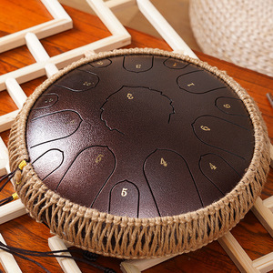 Tambour à langues en acier de haute qualité, Instrument de musique pour débutant, 13 pouces, 15 Notes, vente en gros, promotion - Product Image 3