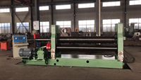 Machine de pliage et de cintrage de tôles hydraulique automatique à 4 rouleaux W12 robuste pour la fabrication de métaux en acier inoxydable/aluminium