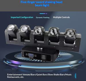 Luz Móvil de Cabeza Múltiple LED para Bares y Discotecas, Foco de 5 Cabezas que Crea una Atmósfera de Color Intenso - Product Image 4
