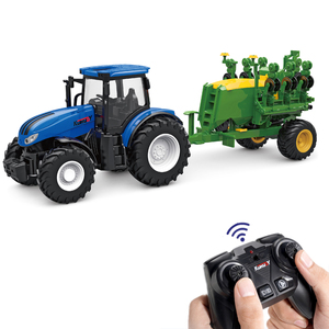 Ensemble de Jeu Animaux de la Ferme 6 Canaux 2.4G 1:24 Modèle de Tracteur Planteur Agricole Jouet RC 2026 - Product Image 2