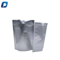 100pcs pochettes en aluminium de qualité alimentaire debout refermable étanche à l'humidité avec gousset pour l'emballage de matériaux en PET