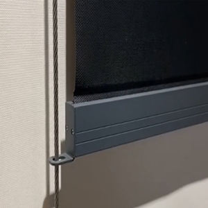 Rideau d'<span class=keywords><strong>extérieur</strong></span> <span class=keywords><strong>Tissu</strong></span> imperméable Système d'écran électrique zippé Stores roulants d'<span class=keywords><strong>extérieur</strong></span> Écran motorisé rétractable - Product Image 5