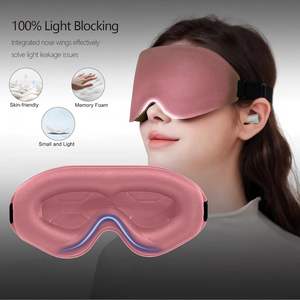 <span class=keywords><strong>Masque</strong></span> de sommeil 3D <span class=keywords><strong>avec</strong></span> pochette noire pour cils, voyage, relaxation nocturne, cadeau promotionnel, fabricant, couvre-<span class=keywords><strong>yeux</strong></span> respirant - Product Image 6