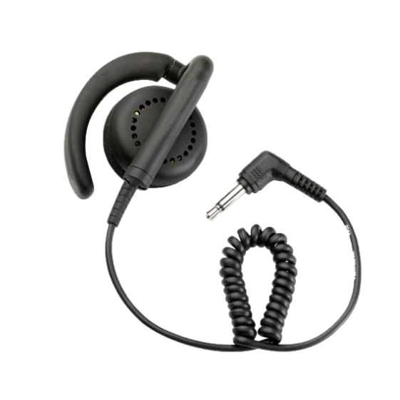 WADN4190 Receive-only Earpiece with Coil Cable Compatible with Any Remote Speaker Microphone That Has a 3.5mm Audio Jack