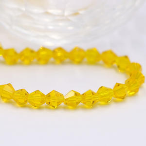 Perles de verre bicone à facettes Zhubi 4mm pour la fabrication de bijoux perles bicone en cristal naturel pour bracelets bricolage artisanat - Product Image 5