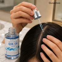Serum Minyak Pertumbuhan Rambut GHK-Cu Sampel Uji Coba, Memperkuat Akar, Membangkitkan Folikel, Meningkatkan Perawatan Rambut, Perawatan Kulit Kepala