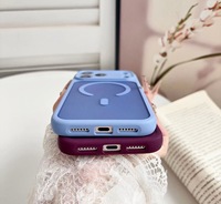 Coque magnétique transparente ultra-résistante pour iPhone 18 Pro Max, protection intégrale, bleue, compatible avec l'iPhone 18 Pro