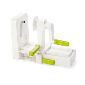 Đa chức năng 4 lưỡi spiralizer linh hoạt & nhỏ gọn có thể gập lại Rau xoắn ốc <span class=keywords><strong>Slicer</strong></span> tốt nhất Veggie Pasta Spaghetti Maker cho thấp - Product Image 1