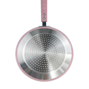 Sartén para <span class=keywords><strong>Paella</strong></span> Antiadherente <span class=keywords><strong>de</strong></span> Aluminio con Mango <span class=keywords><strong>de</strong></span> Silicona, Compatible con Inducción, 9.5 Pulgadas, para Tortillas, <span class=keywords><strong>Cocina</strong></span> <span class=keywords><strong>de</strong></span> Restaurante - Product Image 5