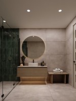 Diseño Interior de Lujo para Estudio de Pilates y Yoga, Muebles Personalizados para Centro de Bienestar, Solución de Equipamiento para Spa y Gimnasio con Microcemento Crema