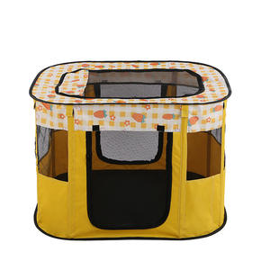 BunnyHi PET048 tenda dalam ruangan portabel, sarang kucing untuk latihan hewan peliharaan Playpen kandang anjing rumah lipat pena untuk perjalanan luar ruangan - Product Image 2