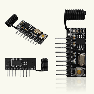 Module récepteur RF décodé haute sensibilité 433 MHz, PCB noir avec sorties D0 D1 D2 D3 pour éclairage et <span class=keywords><strong>hub</strong></span> de sécurité de maison intelligente - Product Image 1