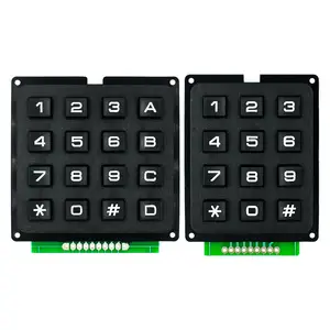 10 Stück 4 × 4 3 × 4 Matrix-Array 16 Tasten 4 * 4 3 * 4 Schalter Tastatur Tastaturmodul für Arduino