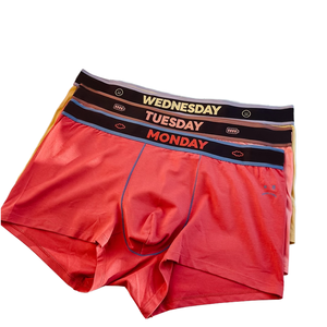 Calzoncillos Boxer de Cintura Media con Etiqueta Privada Personalizada, Mezcla de Algodón y Modal, Banda Elástica Ancha, Calzoncillos Transpirables para Hombre, Directo de Fábrica - Product Image 6