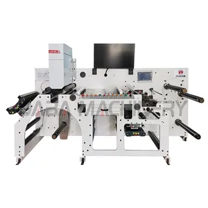 Label inspection slitter rewinder machine digital printing for laser electrical label