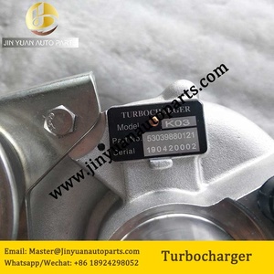 V76008828001 0375N2 0375N8 756542301 V75556988004 V756542380 V75654238001 V75654238002 53039700180 K03 Turbocompresseur pour <span class=keywords><strong>Peugeot</strong></span> - Product Image 5