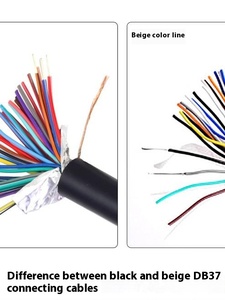 纯铜DB37公对公对母37针PLC编程器数据电缆1.5 M 3连接线延伸 - Product Image 4