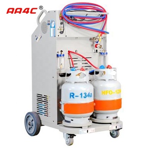 Machine de récupération de climatisation automobile AA4C double <span class=keywords><strong>gaz</strong></span> R134a <span class=keywords><strong>1234yf</strong></span>, machine de recyclage de climatisation automobile, changeur de liquide de refroidissement pour véhicules - Product Image 3