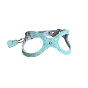 PAWSMOMENT Pettorina per Cani di Lusso Personalizzabile, Morbida e Confortevole in Vera Pelle, <span class=keywords><strong>Colori</strong></span> Solidi, Accessori per Animali Domestici, Guinzagli per Cani - Product Image 3