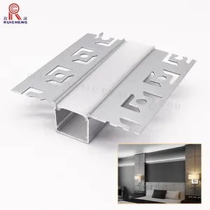 Drywall Led Aluminium Profile Extrusion Led Profile High Quality Surface Mounted Under Cabinet Lamp