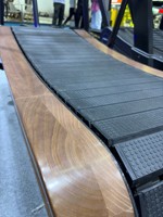 Tapis roulant mécanique incurvé non motorisé en bois pour la maison, équipement de fitness, entraînement cardio, musculation
