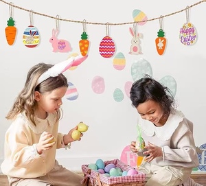 DAMAI Unfinished Wood <b>Easter</b> <b>Ornaments</b> Blank Wooden Carrot Egg Rabbit Hanging <b>Ornaments</b> Wood DIY Crafts for <b>Easter</b> DIY Projects - Product Image 5