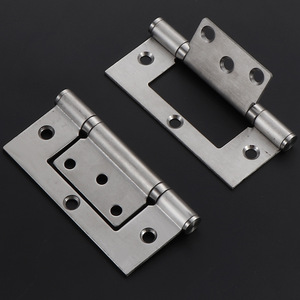 Bisagra de Acero Inoxidable para Muebles, 4 Pulgadas, 201, Superficie Cepillada, Montaje en Superficie, Silenciosa, para Puertas y Armarios de Madera - Product Image 2