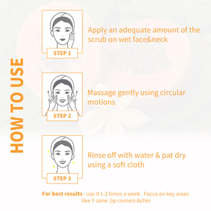 Private Label Skin Care Products Whitening Exfoliating Gel Deep Cleansing Niacinamide Papaya Exfoliating for Face and Body Scrub - Product Image 6