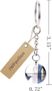 Univers Vénus porte-clés en verre porte-clés porte-clés lunettes porte-clés en verre logo personnalisé - Product Image 5