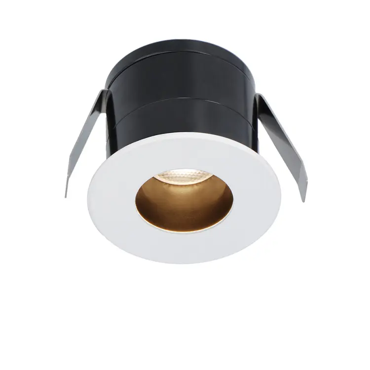 Commercial IP65 Smart Cabinet Downlight Dimmable LED Mini 3W 12V Jewelry Showcase Downlight