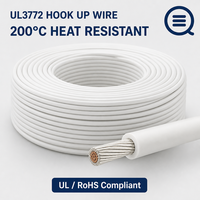 Exportateur de câbles en cuivre personnalisés OEM Câble en caoutchouc silicone 200 ℃   Câble flexible haute température UL3772 pour câblage
