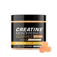 HDK OEM ODM Gommes de créatine monohydrate 800mg à la framboise, véganes, sans sucre, force maximale, croissance musculaire, récupération, complément sportif