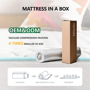 Colchón de espuma viscoelástica híbrido de resorte de bolsillo de tamaño Queen superior europeo, espuma suave y cómoda enrollada en caja para muebles de dormitorio de Hotel - Product Image 4