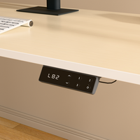 Bureau électrique moderne, réglable en hauteur, confortable, debout, avec cadre en métal, support ou assise en métal