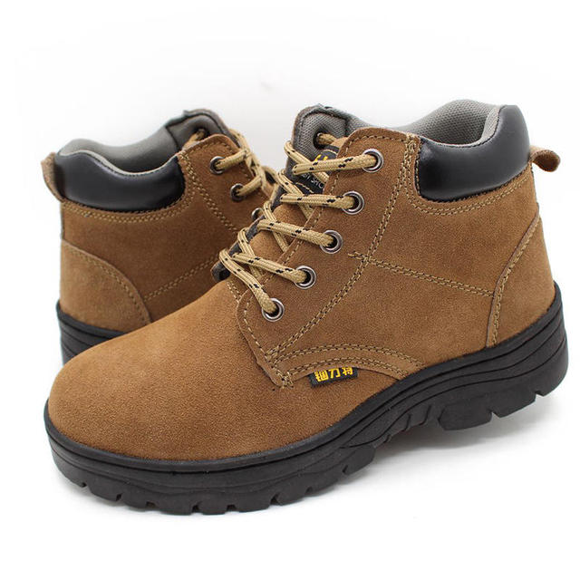 Labor Protection Shoes Male Steel Toe and Safe Work Shoes to Prevent Hitting and Puncture Light Breathable ESD Safety Shoes